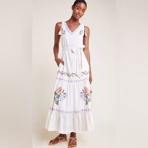 NTW Anthropologie LAIA Athena Maxi Dress Size L